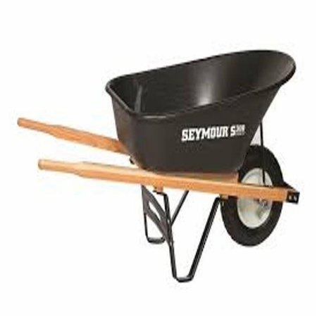 SEYMOUR MIDWEST Seymour Midwest 85725 Pro Value Wheelbarrow 6 cu. ft. Poly 85725